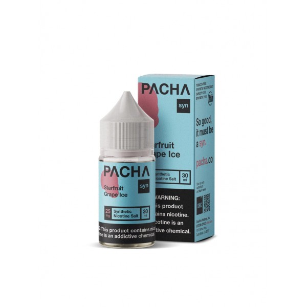 PACHA syn Starfruit Grape Ice 30ml Nic Salt Vape Juice - Pachamama