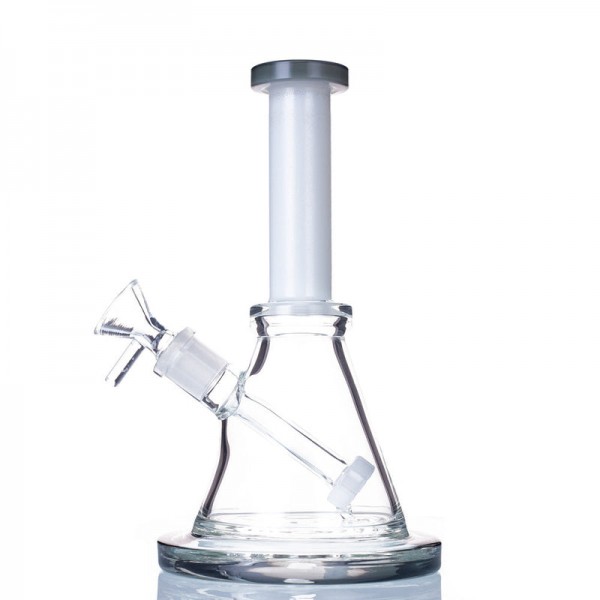 8" Triangular Bong w- Built-In Downstem