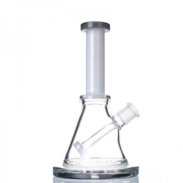 8" Triangular Bong w- Built-In Downstem