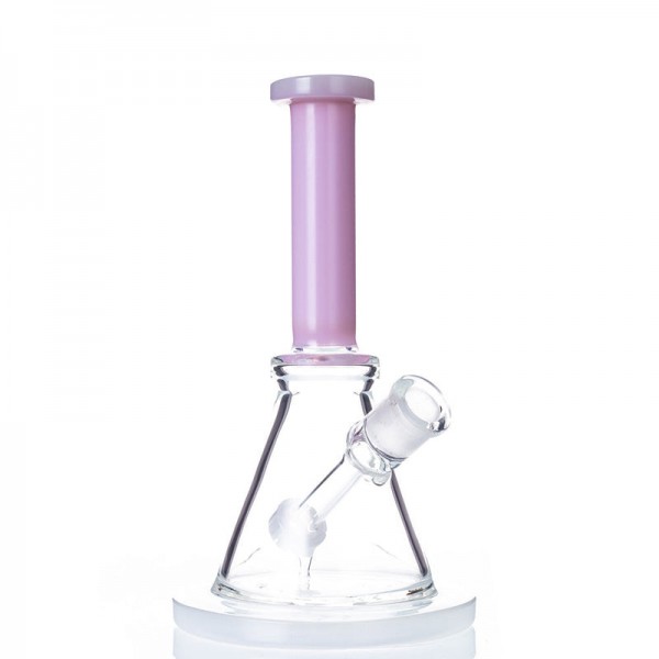 8" Triangular Bong w- Built-In Downstem