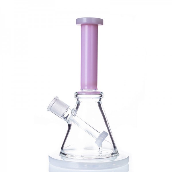 8" Triangular Bong w- Built-In Downstem