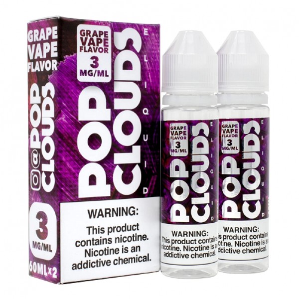 Pop Clouds Grape 2x 60ml Vape Juice