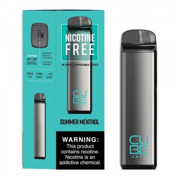 Cube Zero 0mg Disposable Vape