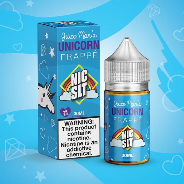 Juice Man NIC SLT Unicorn Frappe 30ml Nic Salt Vape Juice