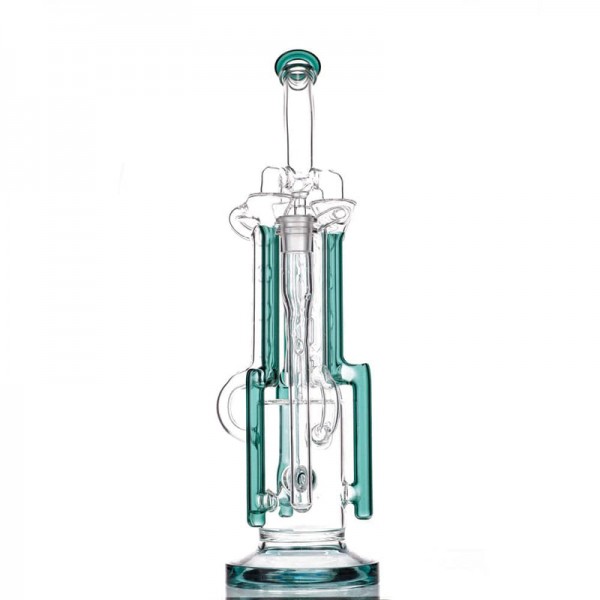 14" Mega Scientific Inline to Recycler Bong