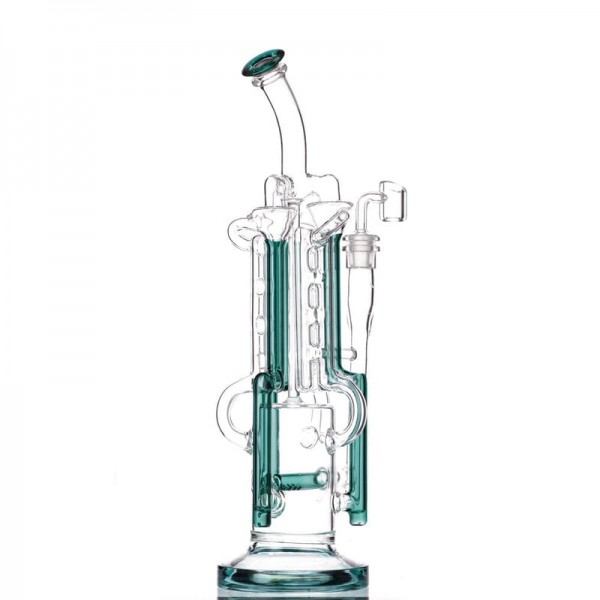 14" Mega Scientific Inline to Recycler Bong