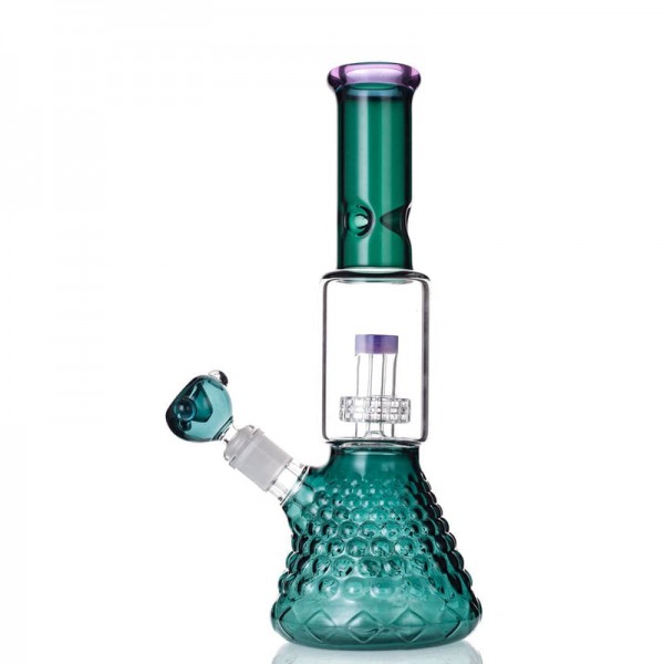 13" Beaker Bong w- Matrix Perc (Full Color)