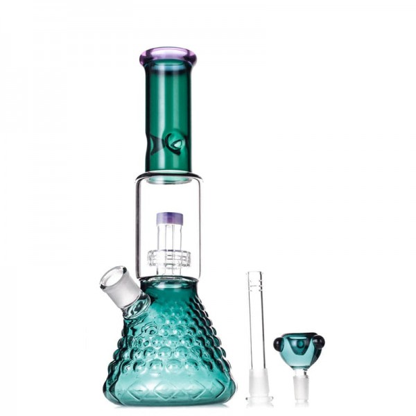 13" Beaker Bong w- Matrix Perc (Full Color)