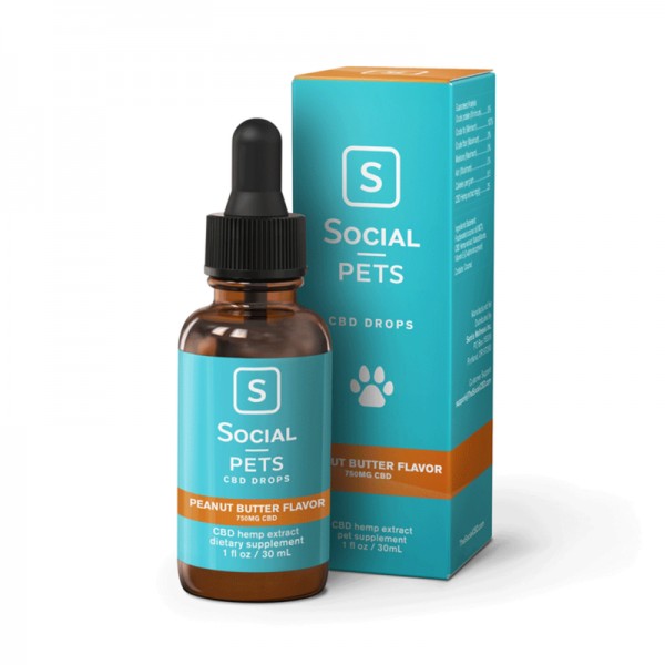 Social CBD Pet Drops 750mg