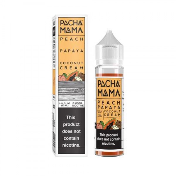 Pachamama Vape Juice Peach Papaya and Coconut Cream 60ml