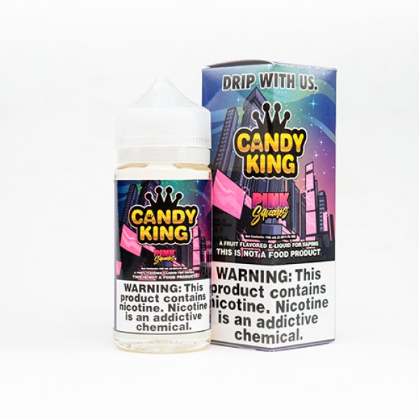 Candy King Vape Juices - Pink Squares (100mL)
