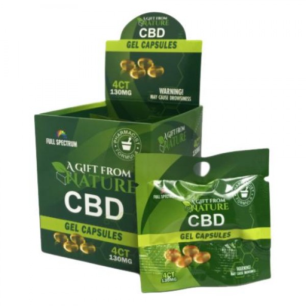 AGFN CBD Gel Capsule (4x Pack)