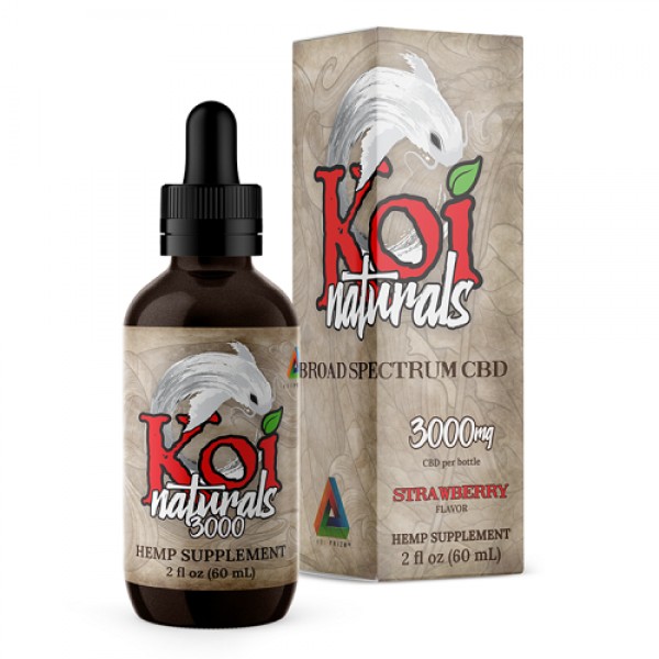 Koi Naturals Strawberry 60ml CBD Tincture