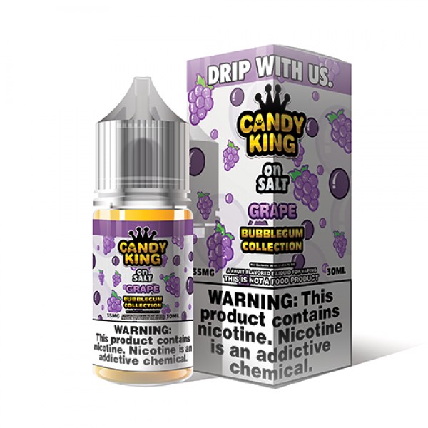 Candy King Bubblegum Salt Grape 30ml Nic Salt Vape Juice