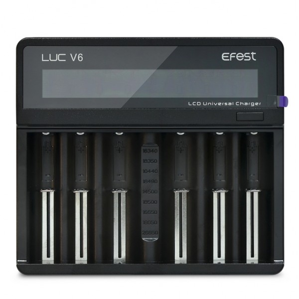 Efest LUC V6 6 Bay Battery Charger Default Title