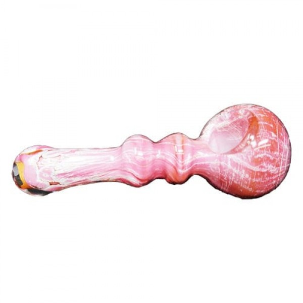 Pink Handmade Glass Hand Pipe