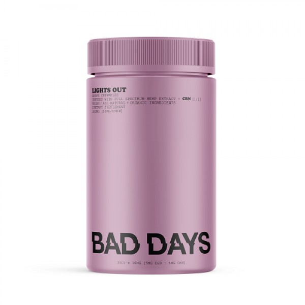 Bad Days Lights Out 300mg CBD Gummies