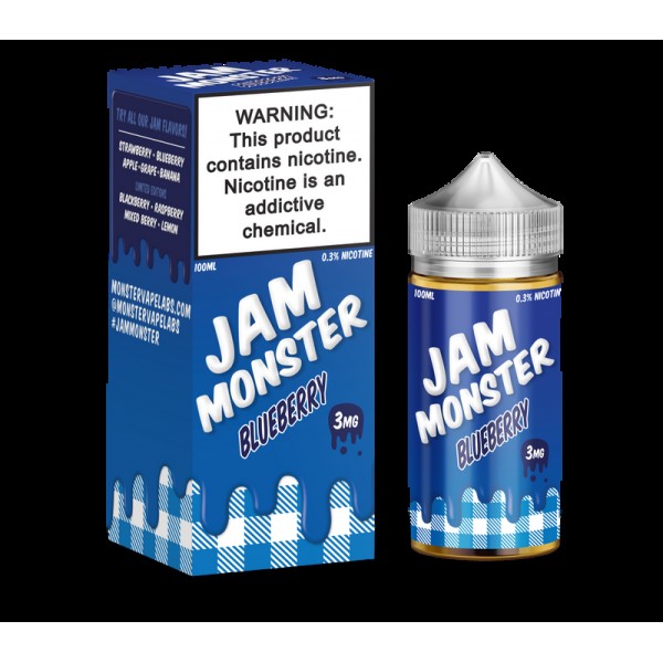 Jam Monster BLUEBERRY Vape Juice 100ml