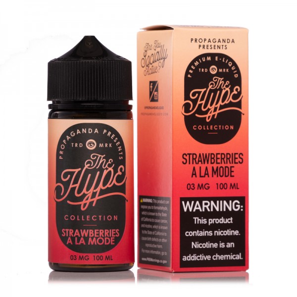 The Hype Strawberry Shortcake 100ml Vape Juice