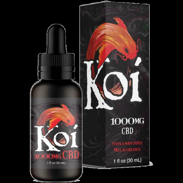 Strawberry Milkshake 30ml CBD Vape Juice - Koi