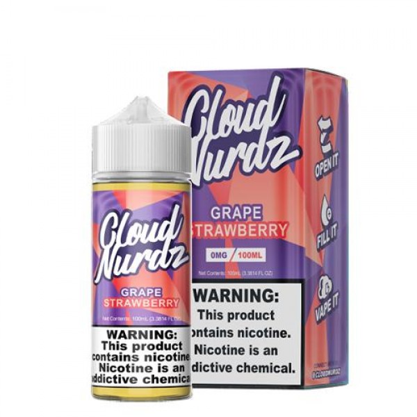 Cloud Nurdz Strawberry Grape 100ml Vape Juice