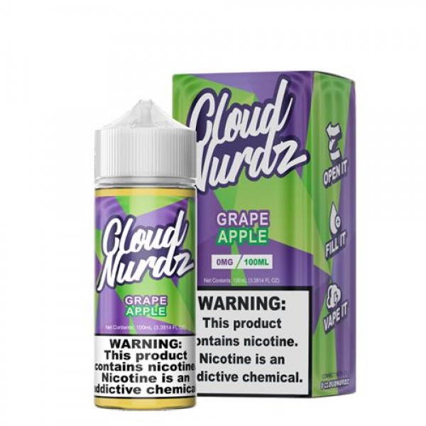 Cloud Nurdz Grape Apple 100ml Vape Juice