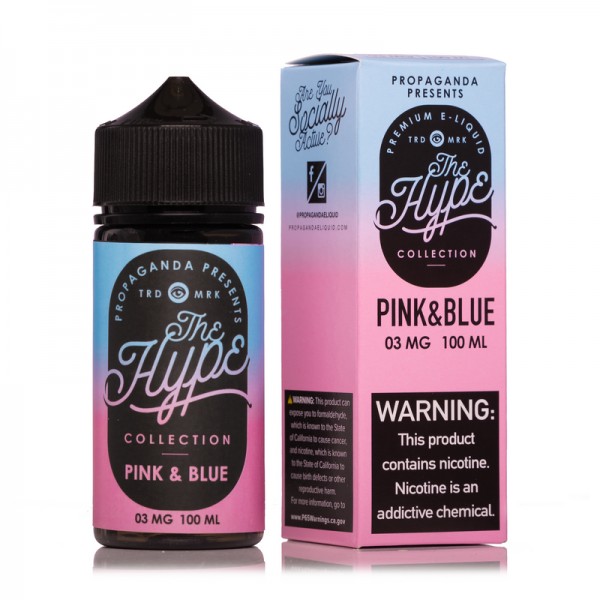 The Hype Pink & Blue 100ml Vape Juice